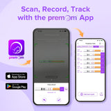 Premom: prueba de embarazo con alta sensibilidad (25 mIU/ml) para detección temprana.