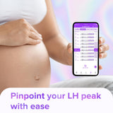 Premom resultado numérico de hormona luteinizante facilita interpretar la curva hormonal y planificar.