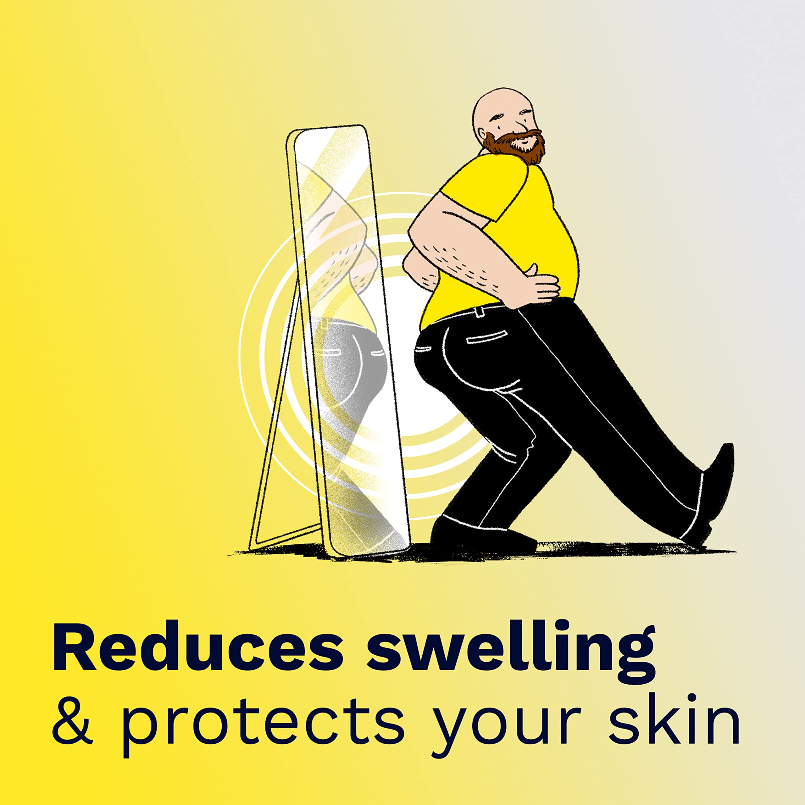 Preparación H crema cuida la piel con glicerina suave y protectora.