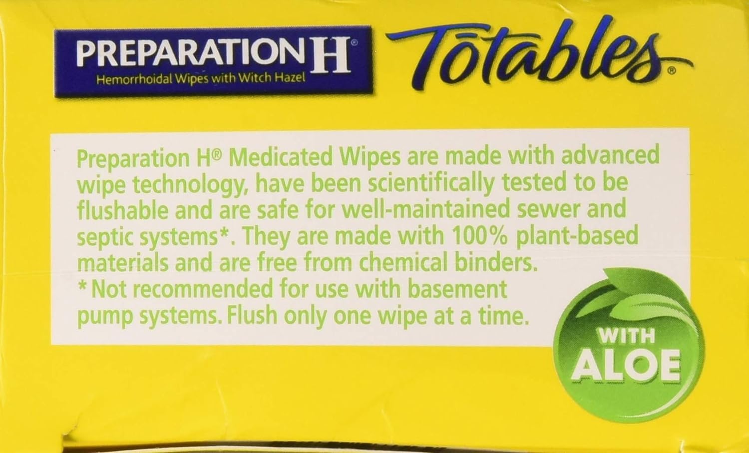Preparation H Totables portátiles para bolsa o bolso