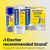 Preparación H tubo de 1 oz con envase ergonómico.