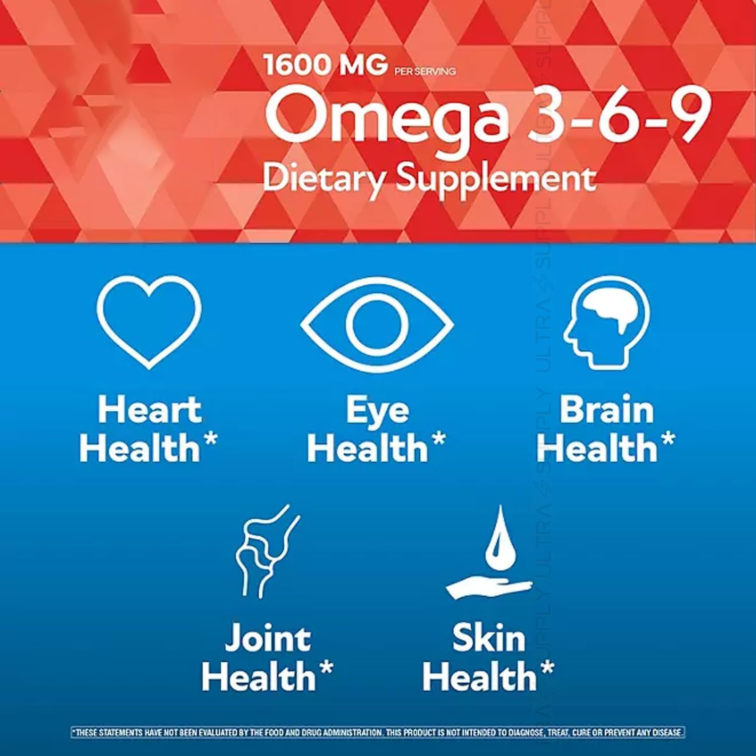 Etiqueta legible de Presca Omega 3-6-9 facilita la dosificación diaria.