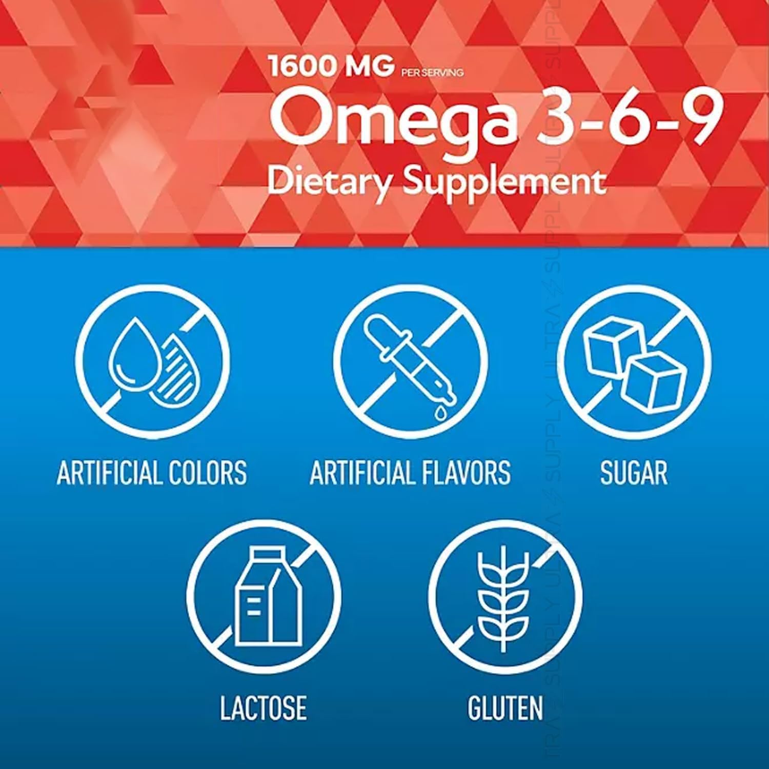 Presca Omega 3-6-9 uso diario con cápsulas fáciles de tragar.