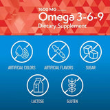 Presca Omega 3-6-9 uso diario con cápsulas fáciles de tragar.