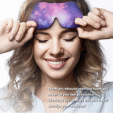 PrettyCare máscara dormir 3D morado ultra para uso nocturno