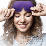 PrettyCare mascarilla para ojos con espacios oculares amplios para comodidad.