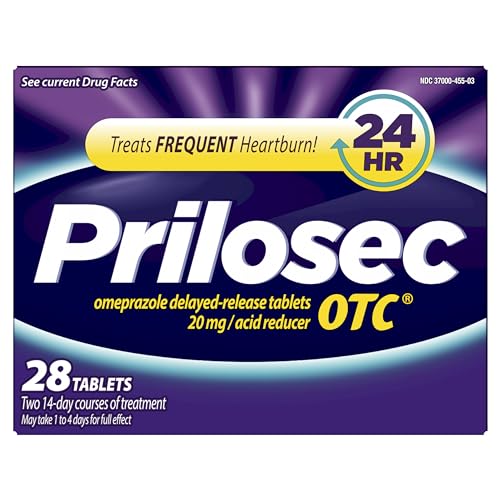 Prilosec OTC: información clara en el embalaje para compra informada.
