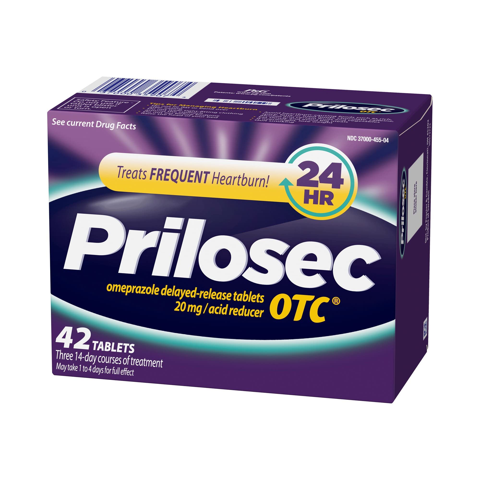 Prilosec OTC: la pildora matutina para bloquear la acidez durante todo el día.