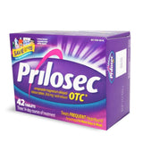 Prilosec OTC: visual de la píldora mañanera para alivio de la acidez durante 24 horas.
