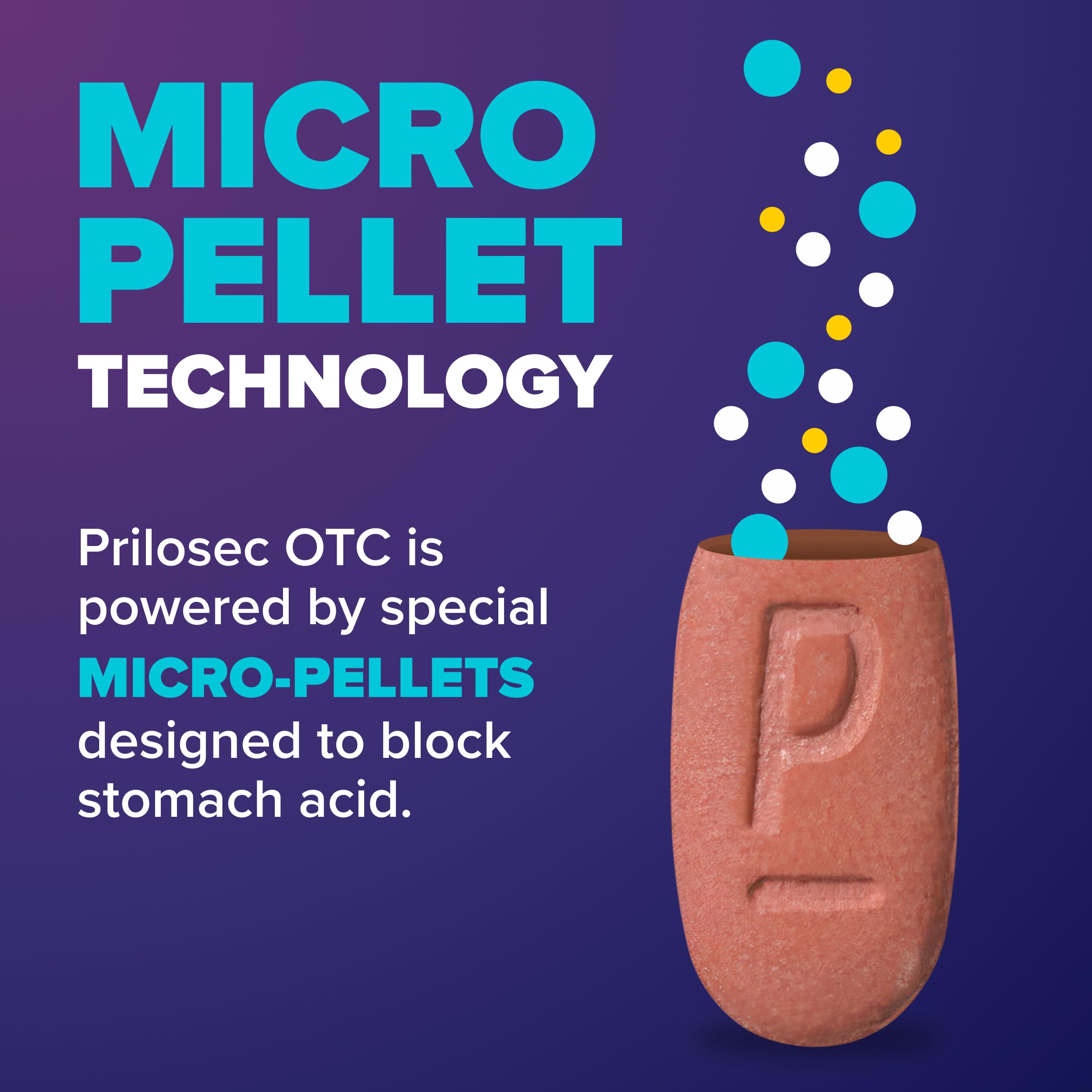 Prilosec OTC protección día y noche para comodidad.