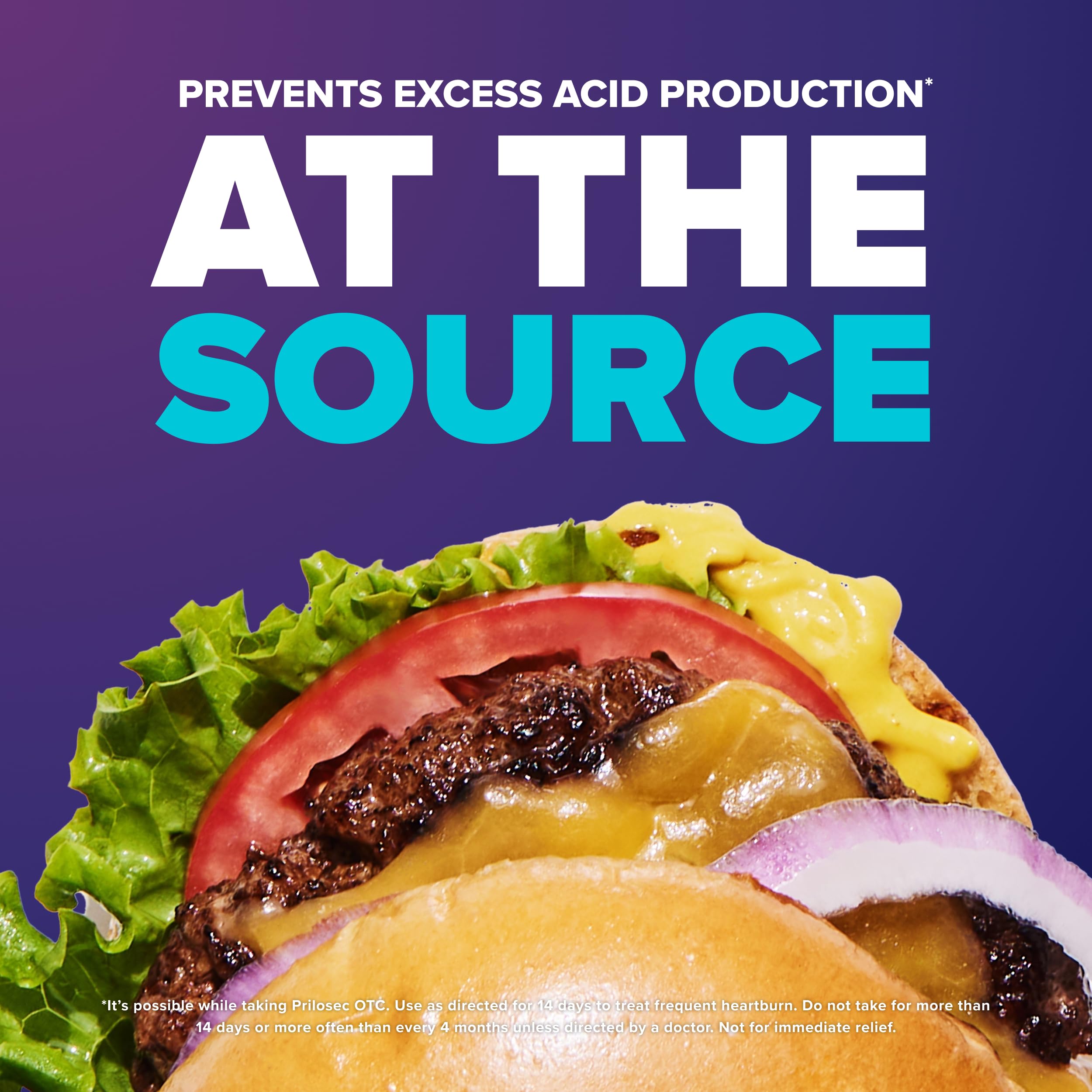 Prilosec OTC uso diario para protección sostenida.