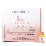 PRIMABIOTIC ácido hialurónico mango, botella lista para hidratación diaria.