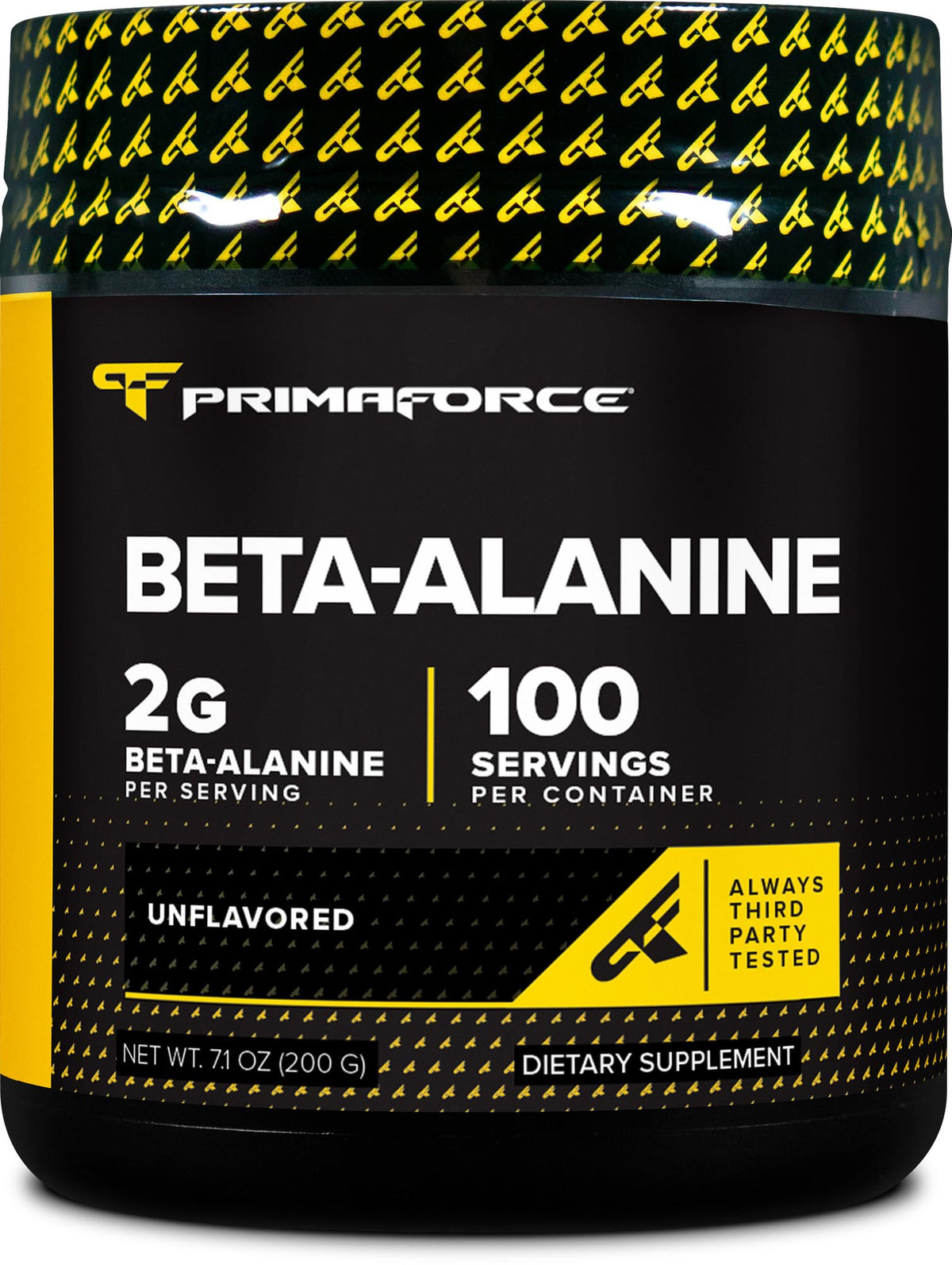 Primaforce Beta-Alanina polvo sin sabor listo para mezclar en cualquier bebida
