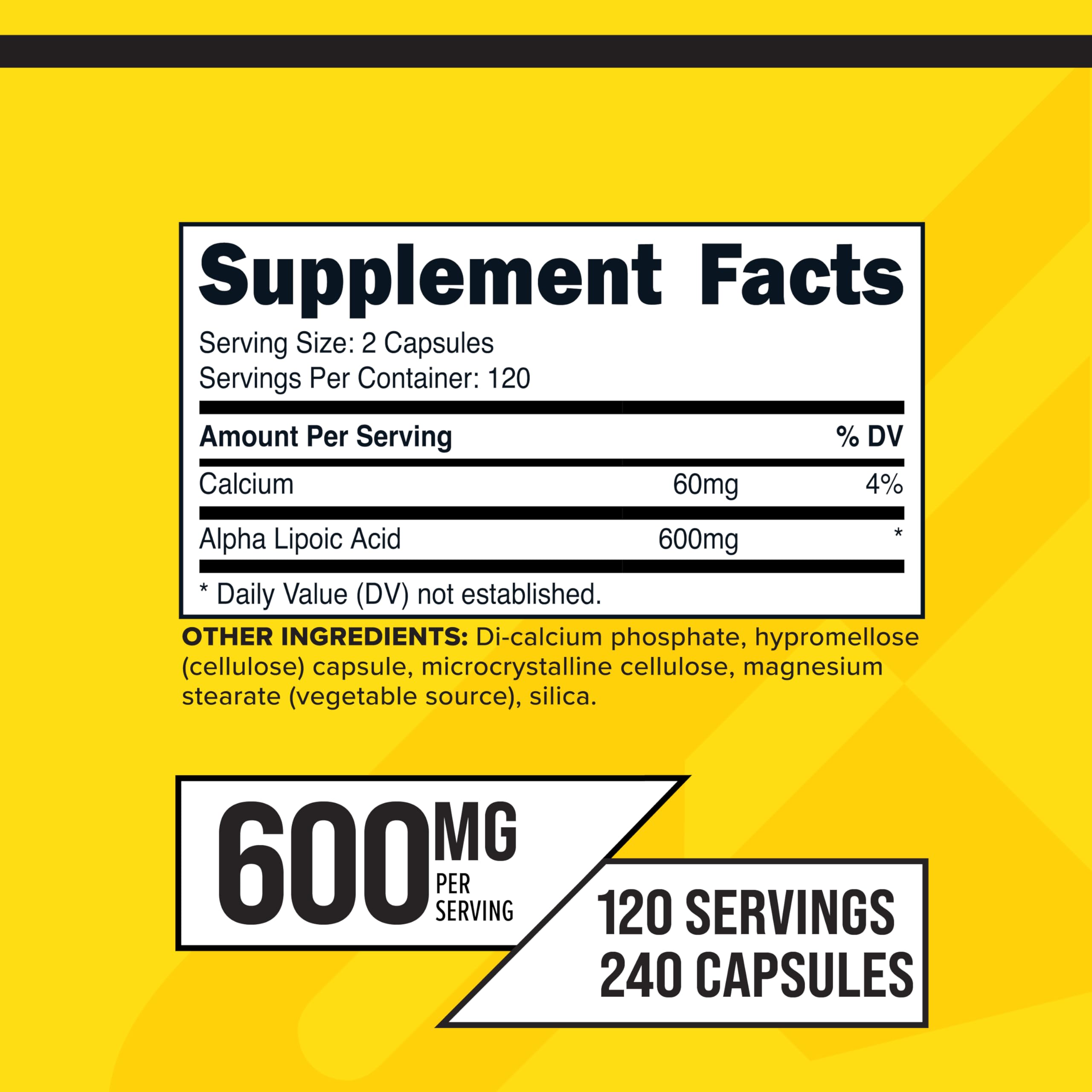 Primaforce cápsulas alfa-lipoico 600 mg, fácil incorporación a la rutina