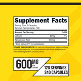 Primaforce cápsulas alfa-lipoico 600 mg, fácil incorporación a la rutina