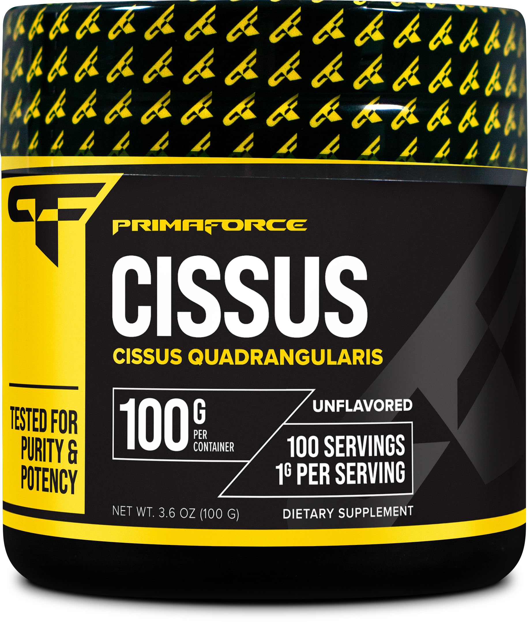 Primaforce Extracto de Cissus Quadrangularis, envase de 100 g para entrenar
