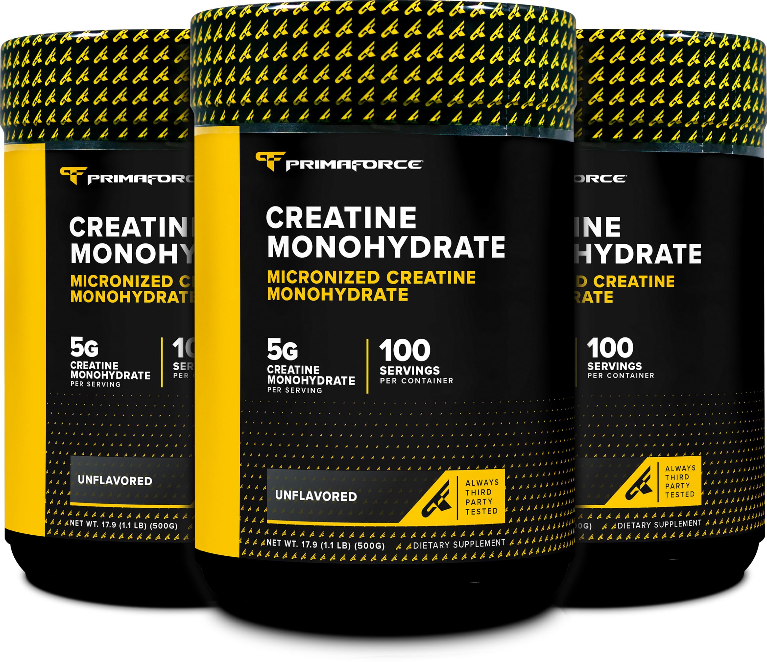 Primaforce creatina micronizada polvo fino, disolución rápida en agua