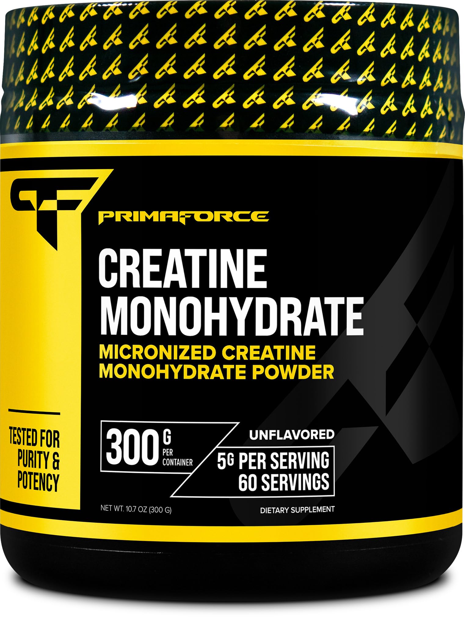 Primaforce Creatina Monohidrato, polvo en bote para entrenamientos intensos