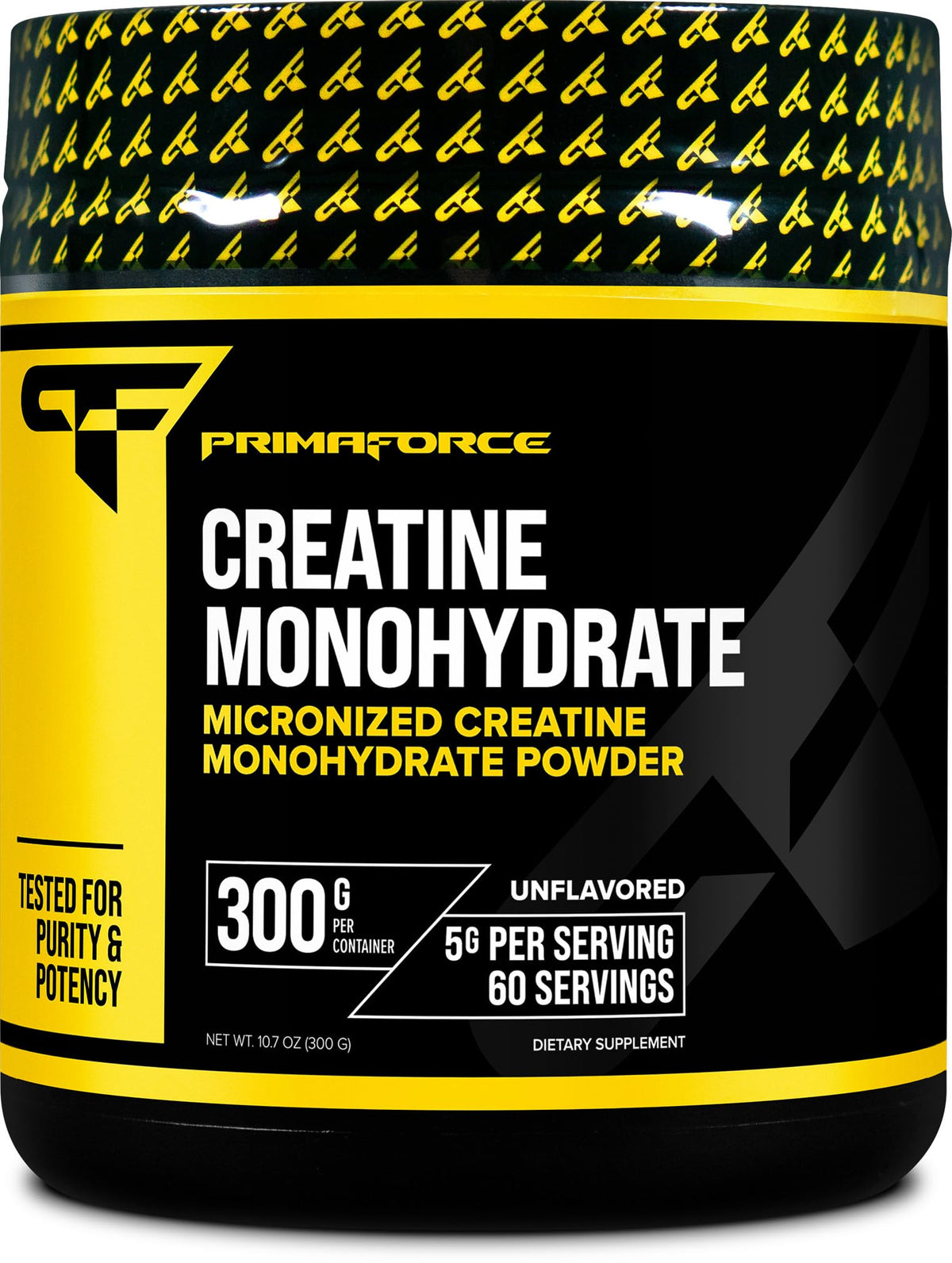 Primaforce Creatina Monohidrato, polvo en bote para entrenamientos intensos