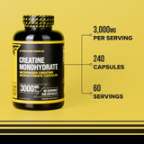 Primaforce Creatine Monohydrate Capsulas durante el entrenamiento en gimnasio.
