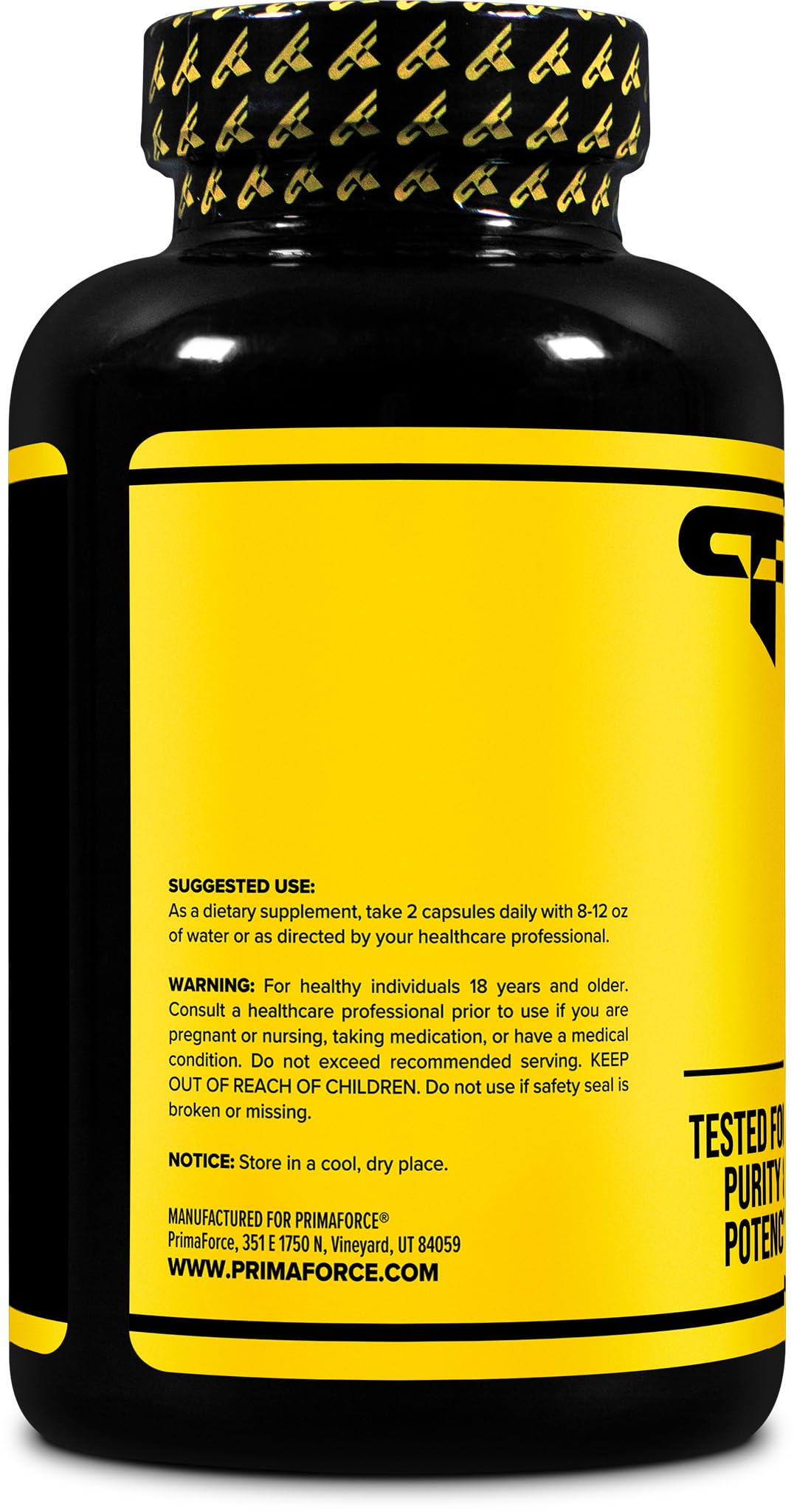 Primaforce HMB 1000 mg – 180 cápsulas para uso prolongado y consistencia.