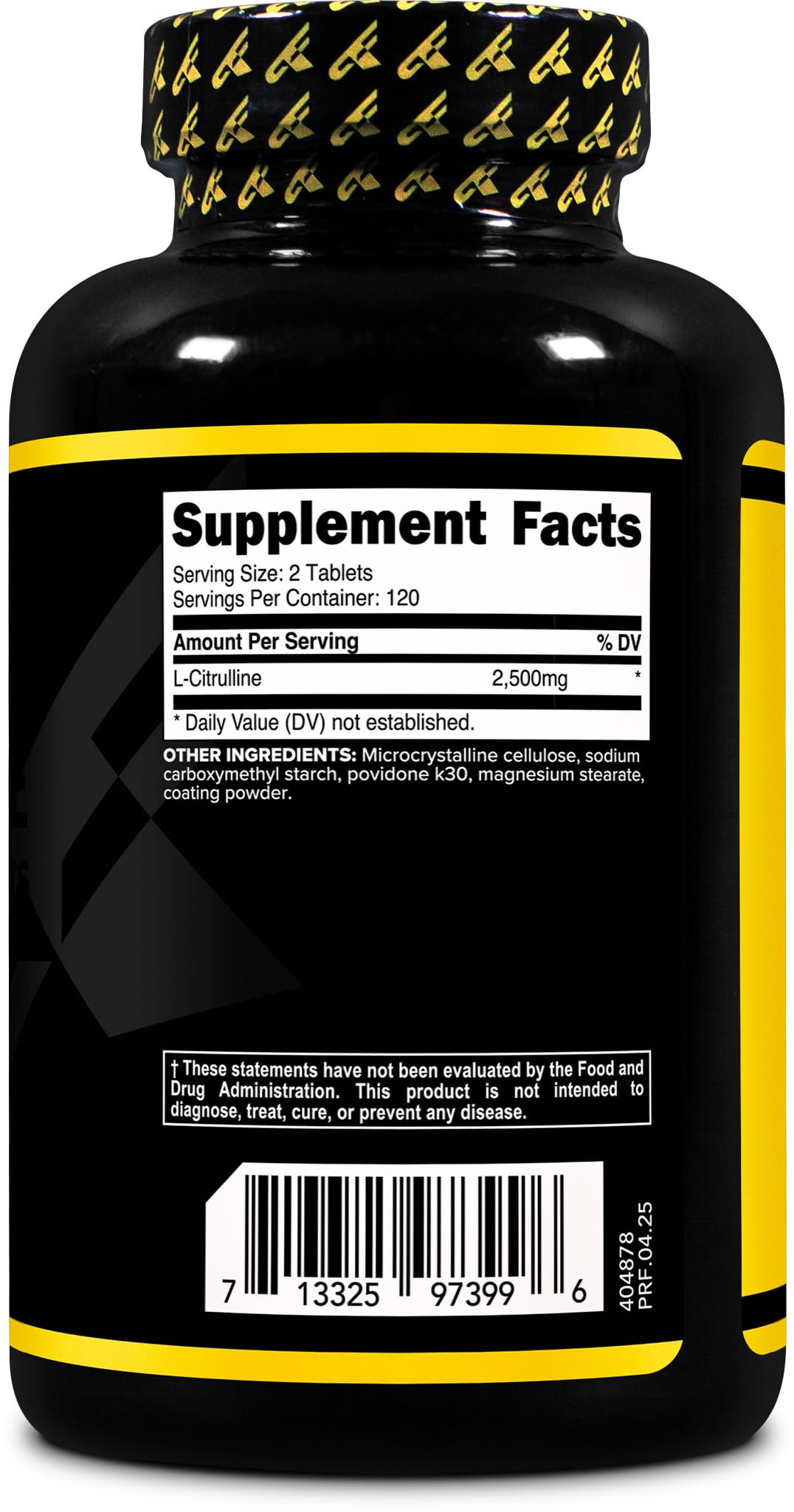 Primaforce L-Citrulina 2500mg, laboratorio independiente, calidad verificada.