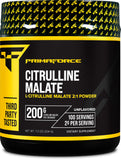 Primaforce L-Citrulina Malato en polvo potencia energía para entrenamientos.