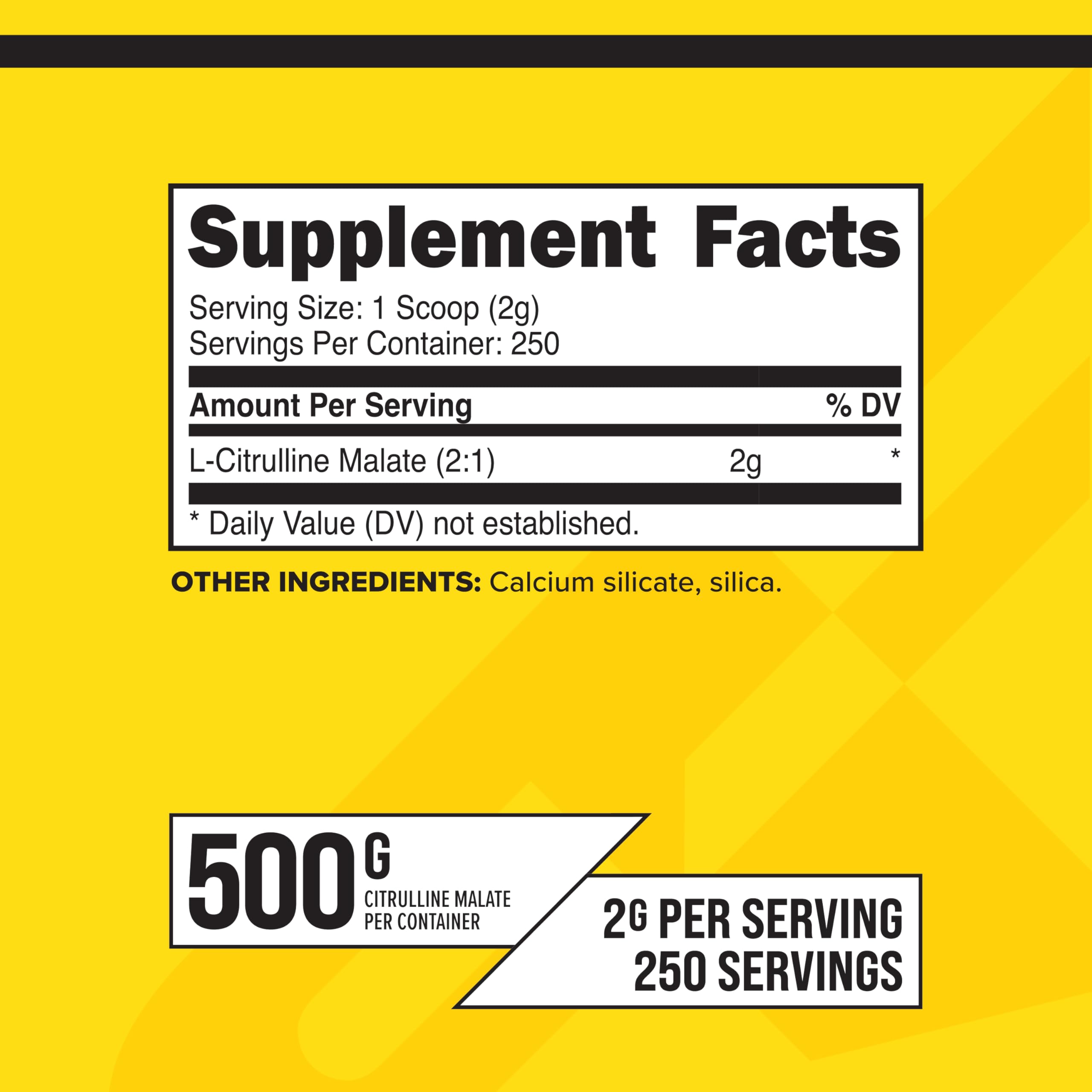 Primaforce L-Citrulline Malate Porciones 250 para rendimiento diario