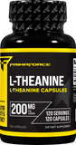 Primaforce L-Theanine cápsulas en envase de 120 porciones para calma suave
