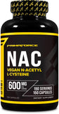 Primaforce NAC Vegan en botella cerrada, ideal para la rutina diaria.