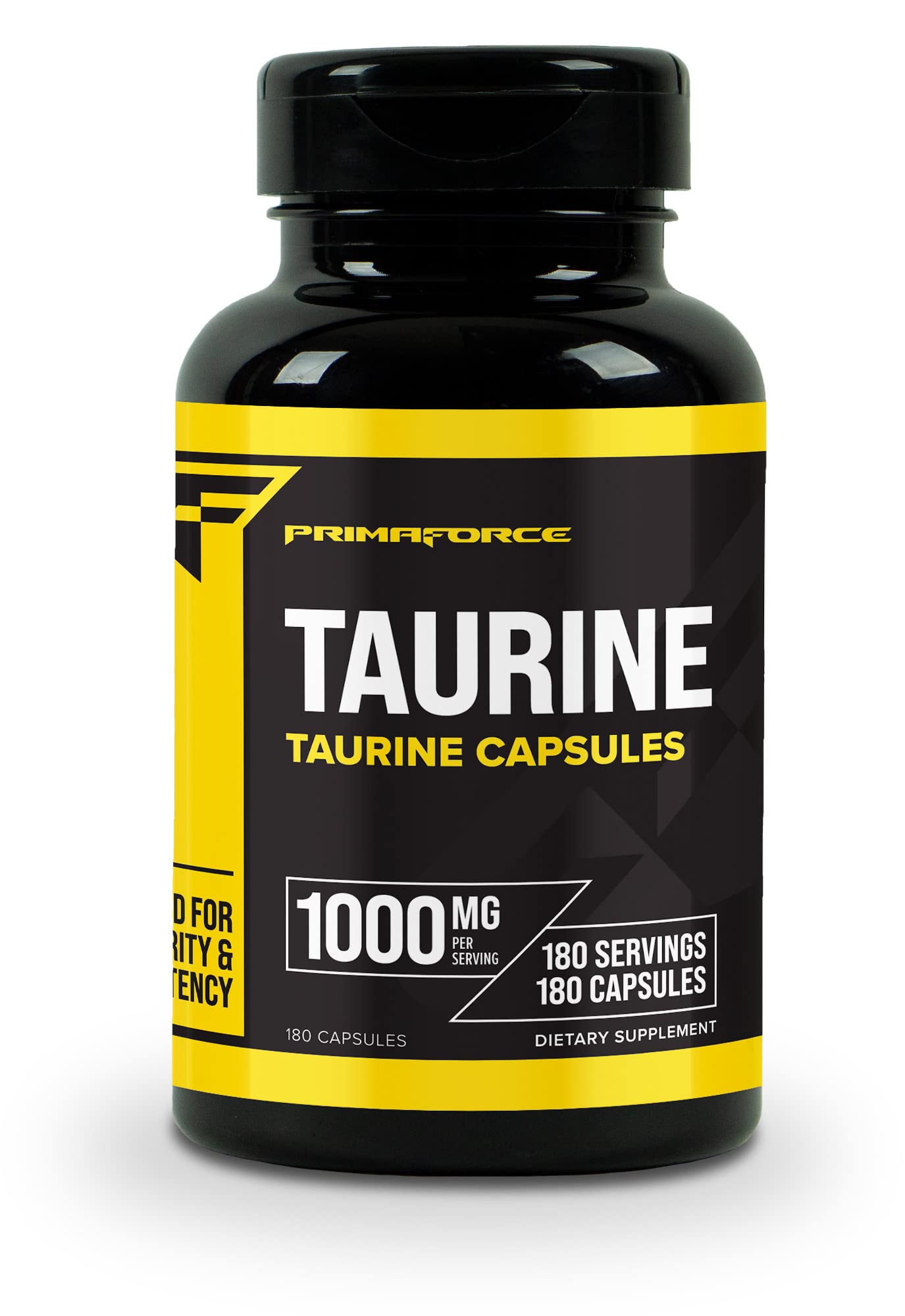Primaforce Taurina cápsulas en bote para apoyo a la vitalidad diaria