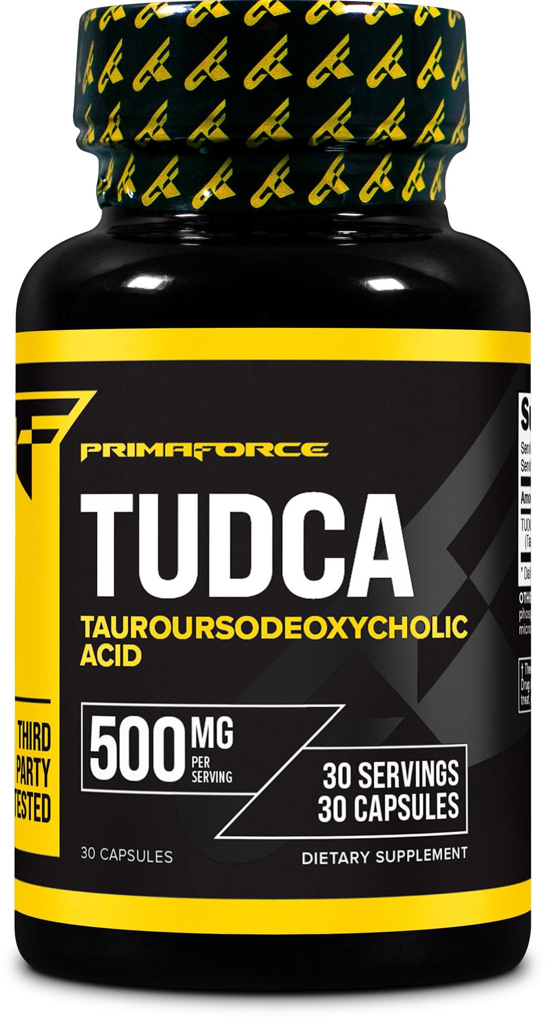 Primaforce TUDCA cápsulas de 500 mg para una dosis diaria de apoyo a un estilo de vida activo