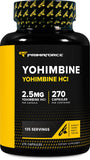Primaforce Yohimbine HCl cápsulas de 2,5 mg para dosis flexibles durante el entrenamiento