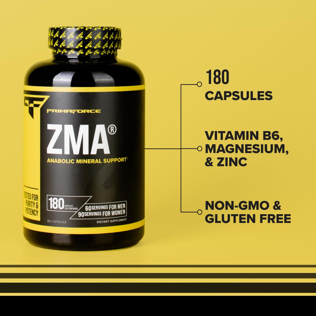 Primaforce ZMA empaque en caja para estantes