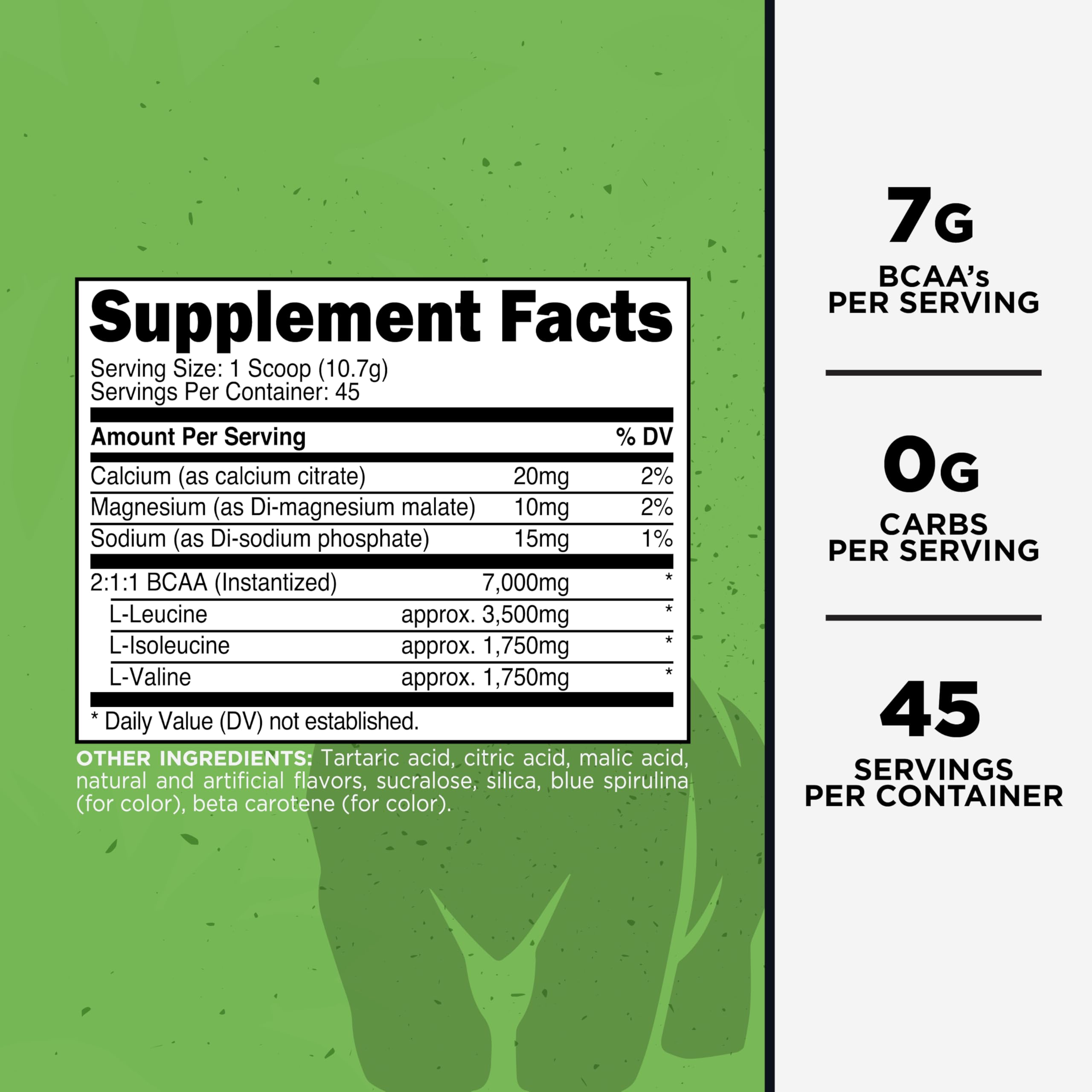 Primal BCAA Powder Lata con Etiqueta: fácil de mezclar durante sesiones intensas