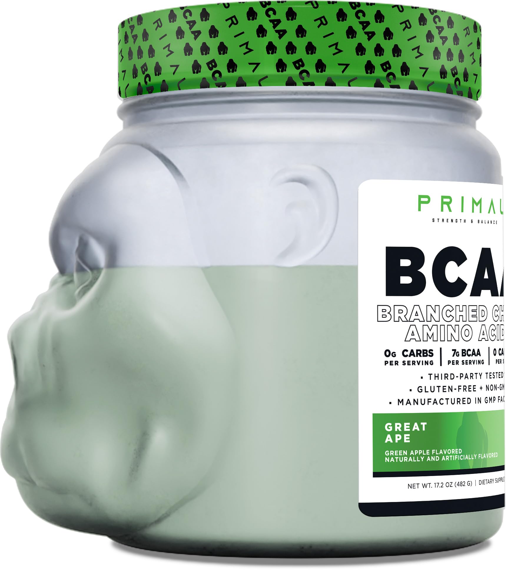 Primal BCAA Powder Medidor Incluido: porciones consistentes en cada toma