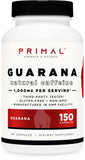 Primal Guarana: botella frontal, energía sostenida para el día.