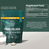 Primal Harvest Collagen uñas más fuertes gracias a la proteína y calcio por porción.