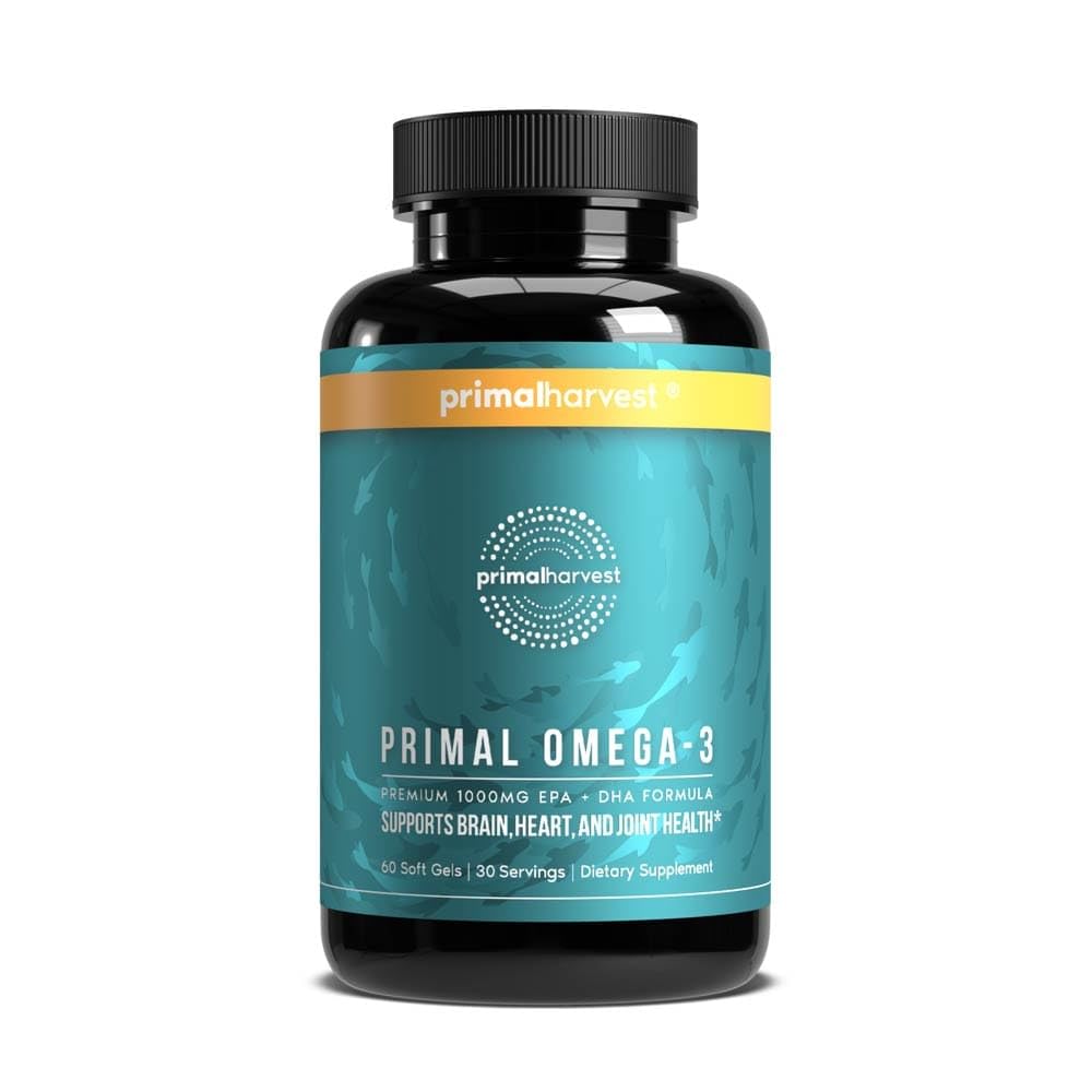 Primal Harvest Omega-3 gel suave: botella fácil de usar y sin regusto
