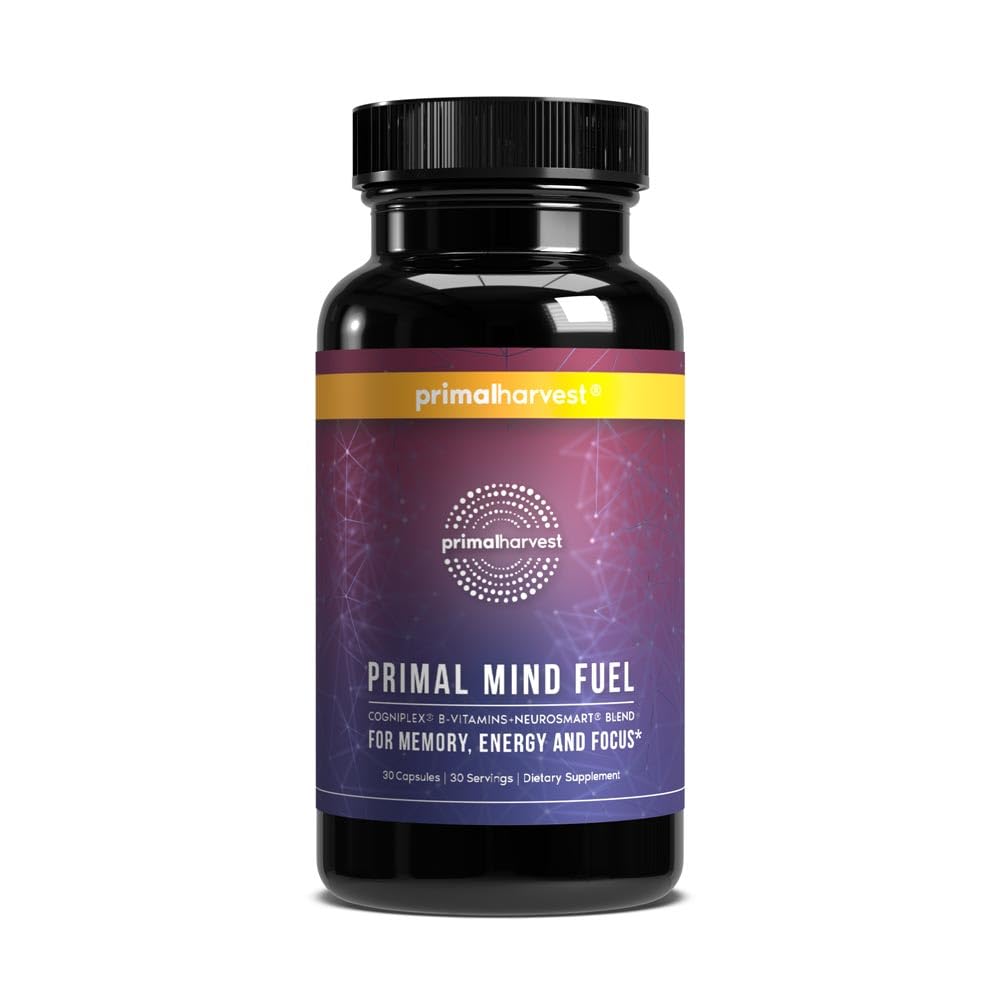 Primal Harvest Potenciador Cerebral Enfoque: ayuda a mantener la concentración durante tareas complejas.