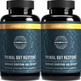 Primal Harvest Primal Gut Restore botella para apoyo digestivo diario.