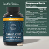 Primal Harvest Primal Gut Restore cápsulas para equilibrio intestinal.
