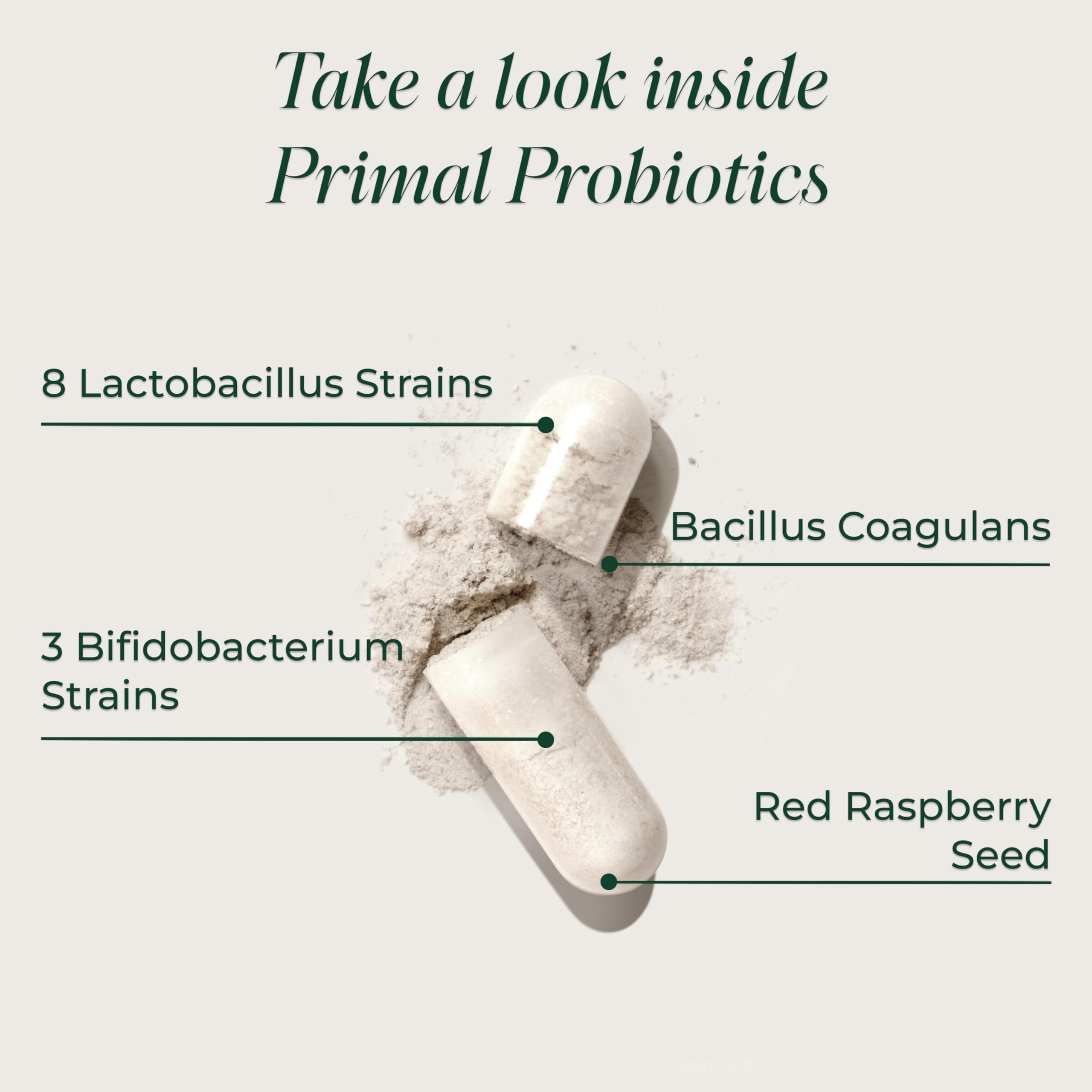Caja de Primal Harvest Probiotics: empaque completo y 30 cápsulas.