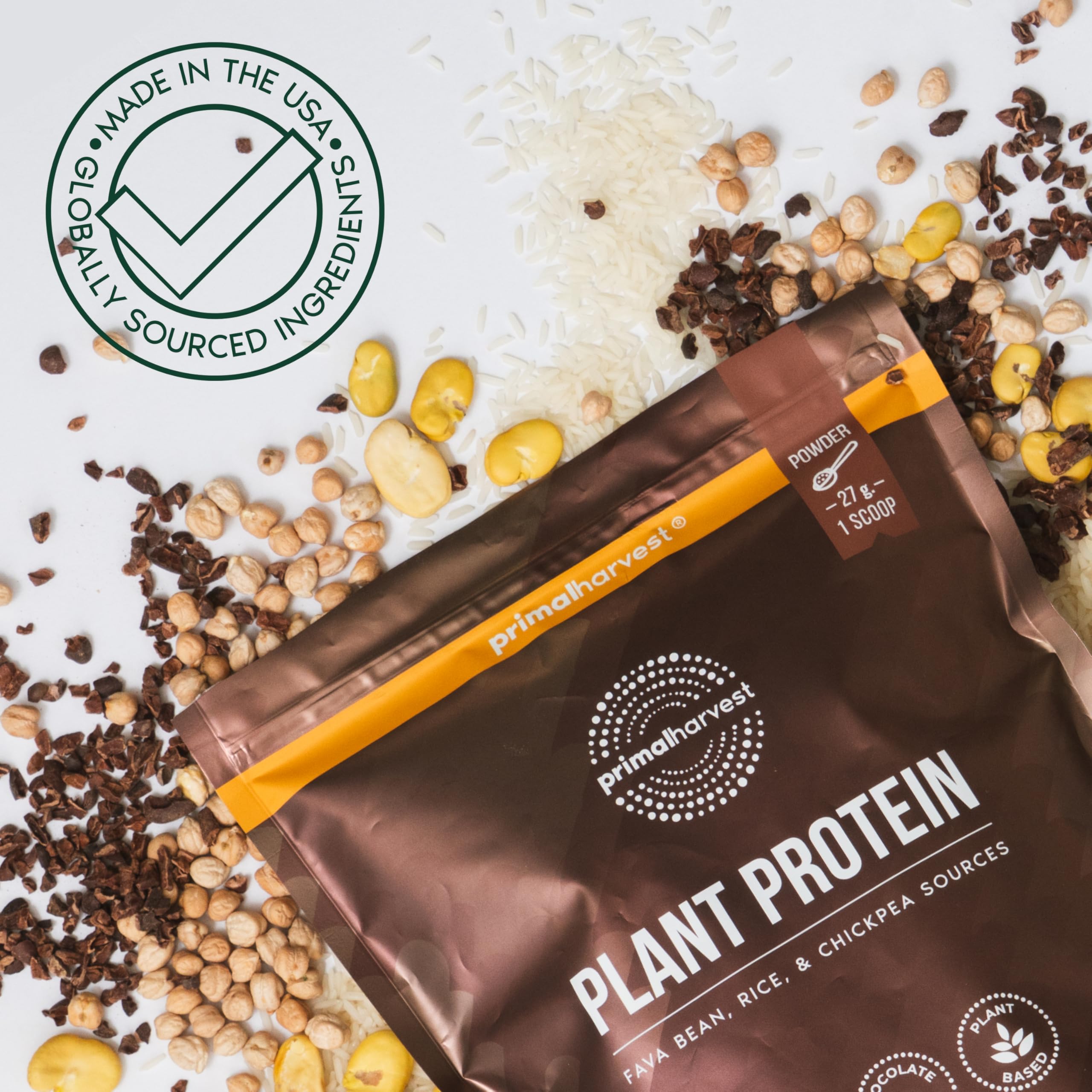 Primal Harvest chocolate vegano en taza, aroma agradable.