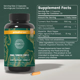 Primal Harvest Turmeric Complex etiqueta, información clara de ingredientes y uso diario.