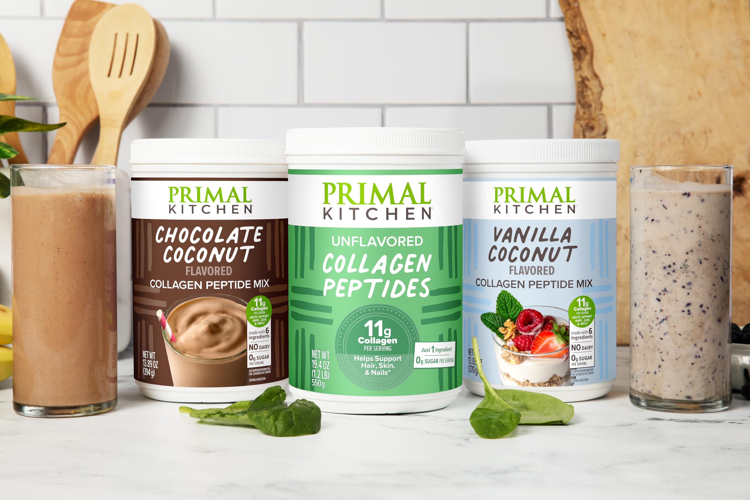 Primal Kitchen Chocolate Collagen Fuel ingredientes sin lácteos para dieta cetogénica