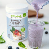 Primal Kitchen Vanilla Coconut Collagen usar en horneados para recetas con vainilla.