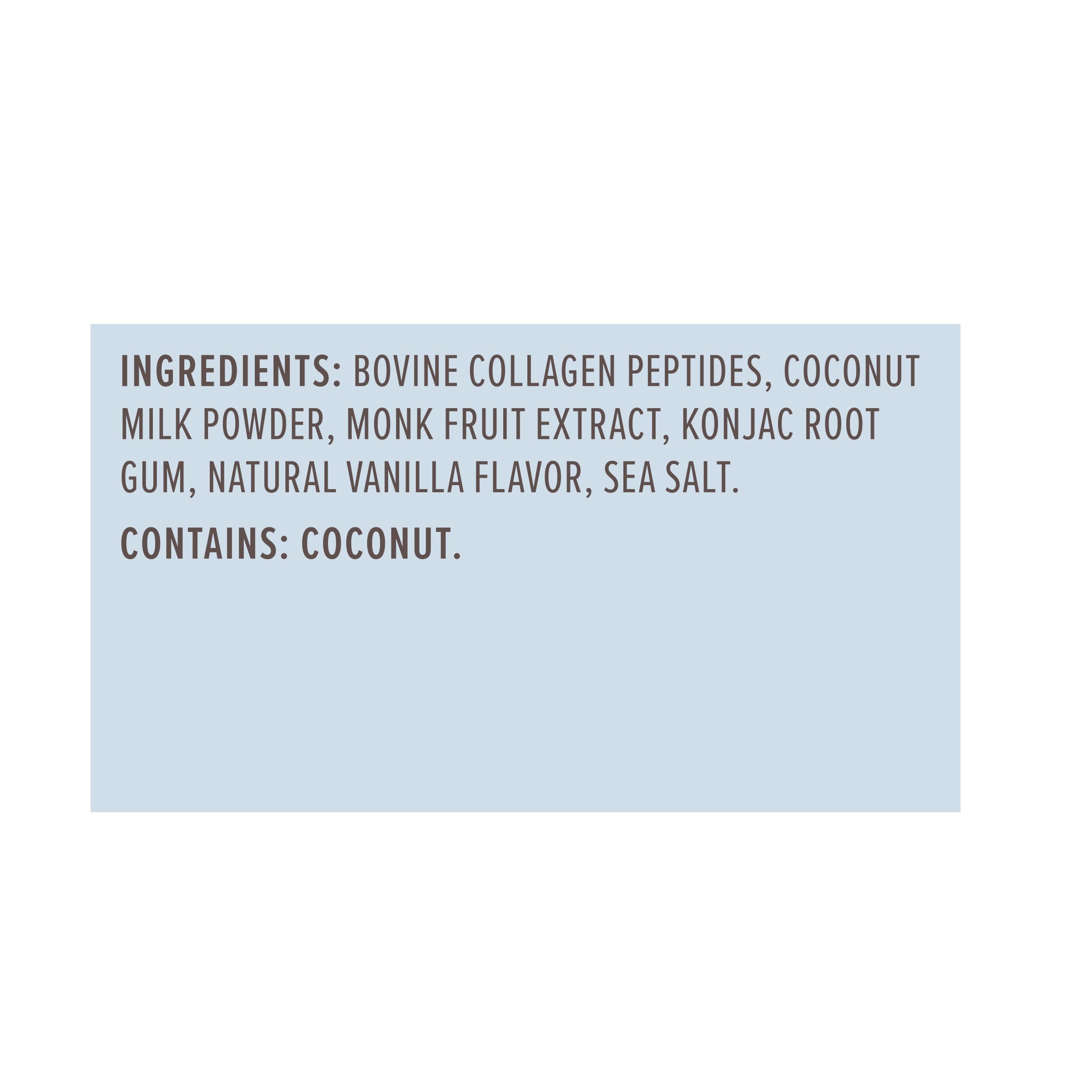Primal Kitchen Vanilla Coconut Collagen mezclar en smoothie para un aporte delicioso.