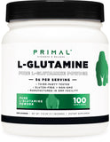 Primal L-Glutamina en botella, polvo puro para recuperación tras el entrenamiento