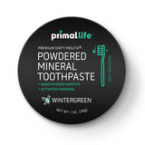 Primal Life Organics Dirty Mouth envase 1oz para un cepillado suave y agradable